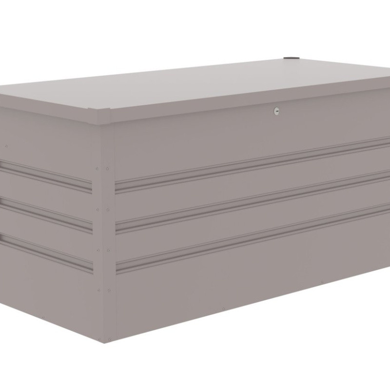 G21 Zahradní box  Denver 400 L, šedý plechový