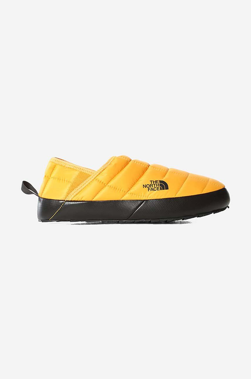 Papuče The North Face THERMOBALL TRACTION žltá farba, NF0A3UZNZU3
