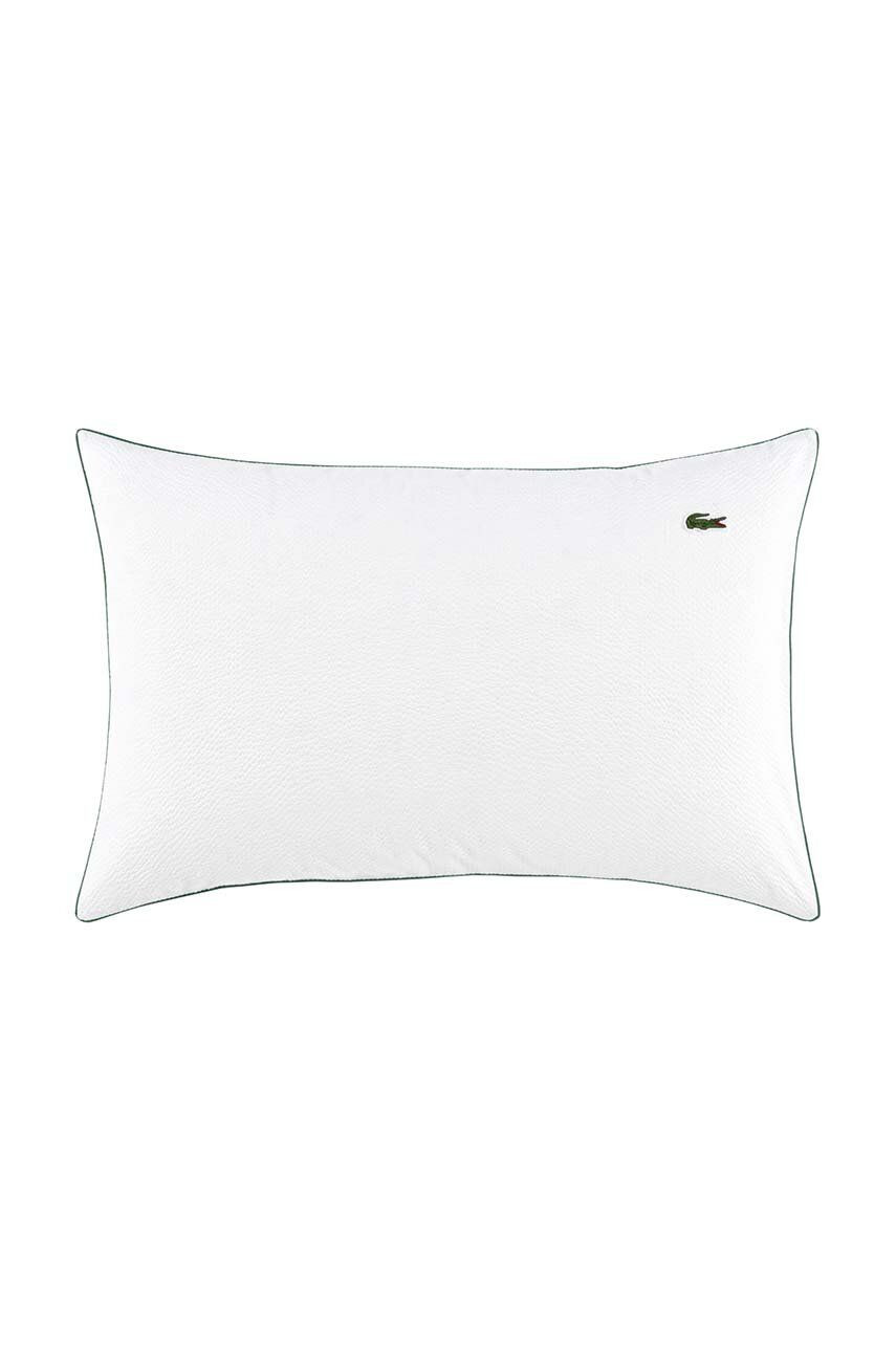 Bavlnená obliečka na vankúš Lacoste L Tamis Blanc 50 x 75 cm