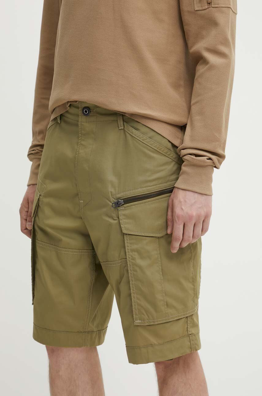 Šortky G-Star Raw pánske, zelená farba, D08566-D308