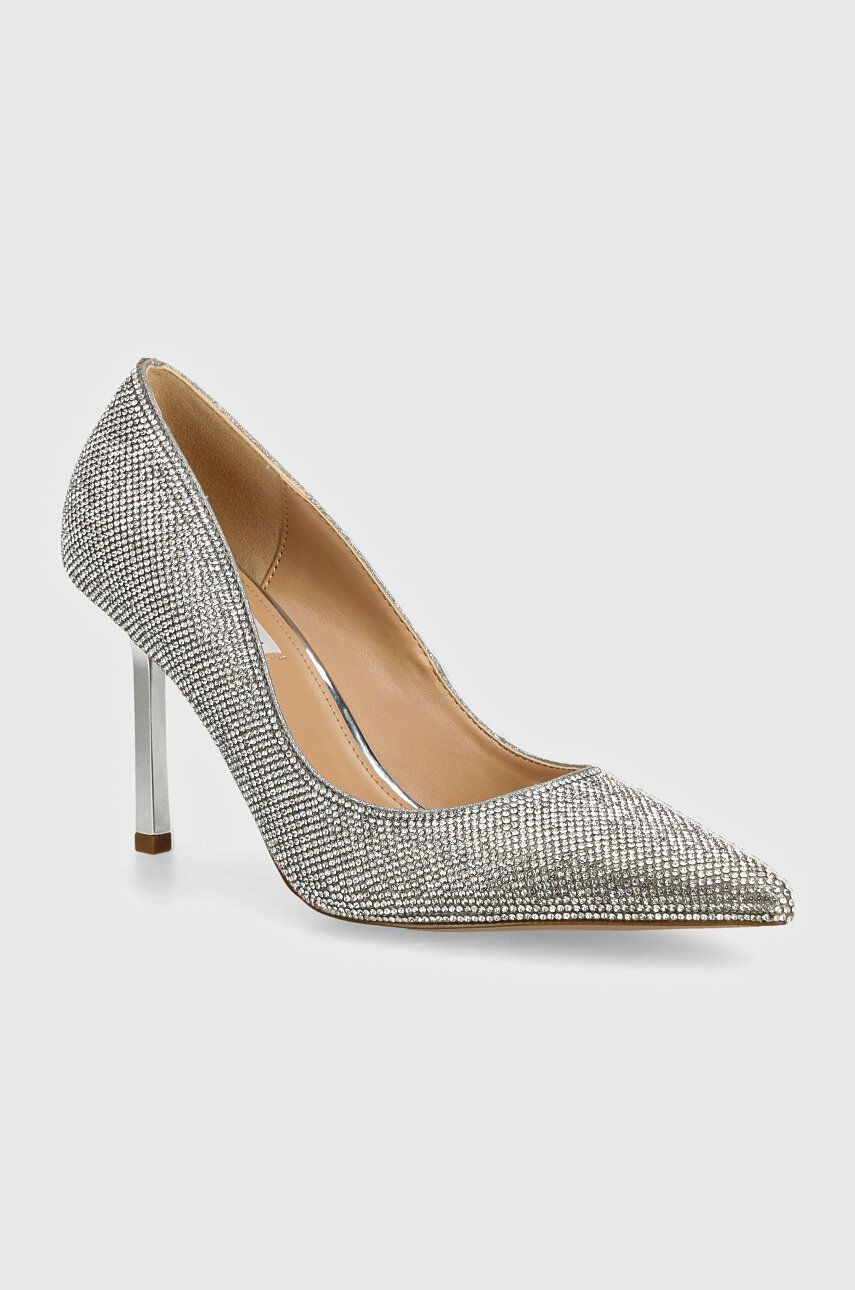 Lodičky Steve Madden Classie-R strieborná farba, SM11002906