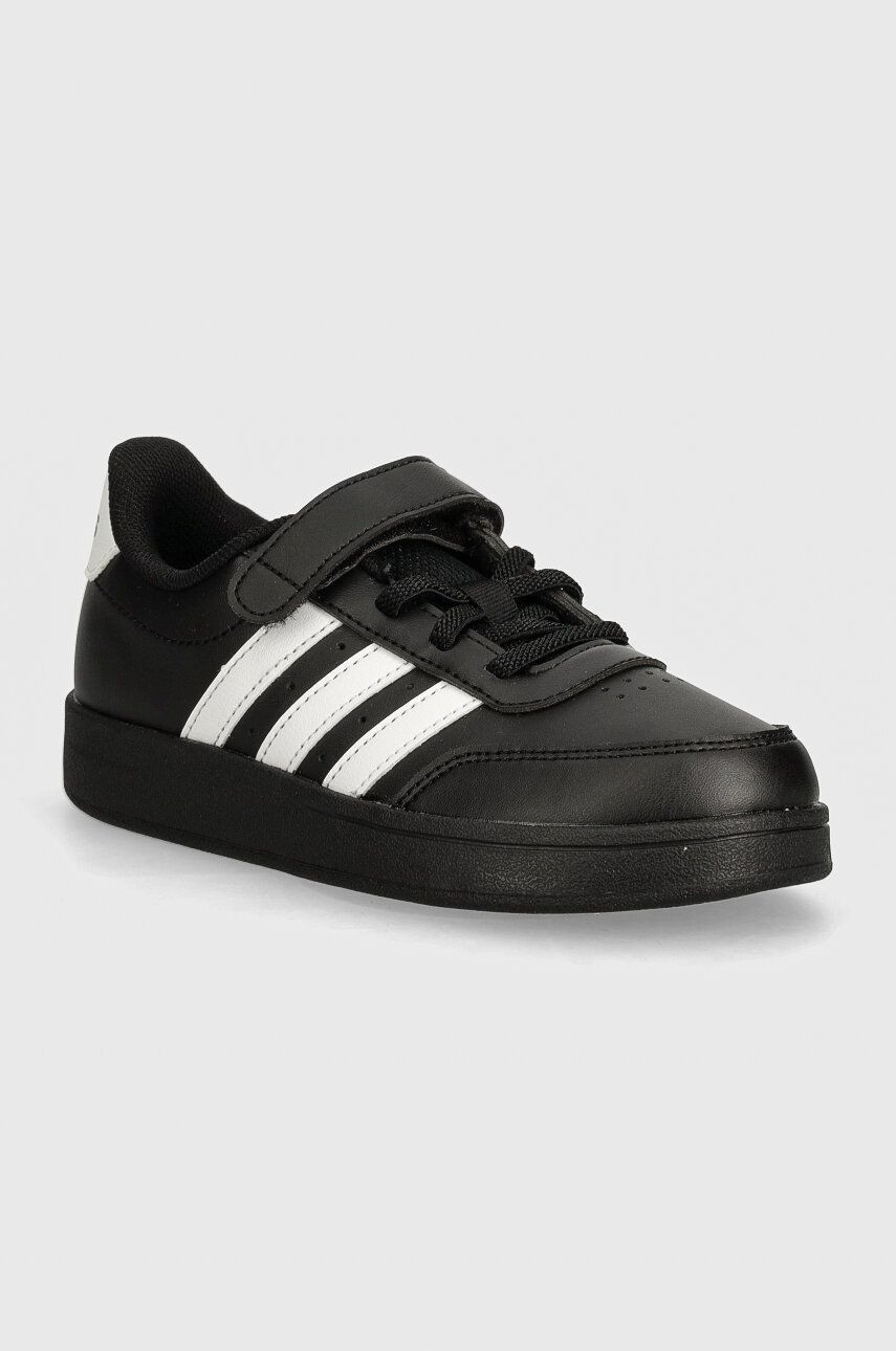Detské tenisky adidas BREAKNET 2.0 EL C čierna farba, IE3793