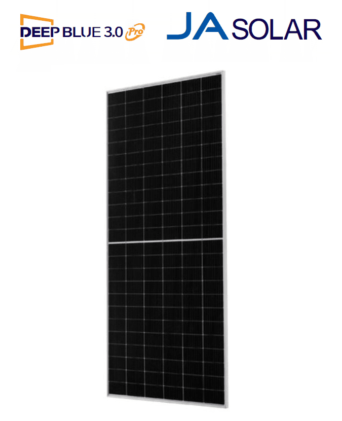 JA Solar 570 Wp Silver Frame MBB Half-cell 21,5% JAM72S30-570/LR Množstvo: 1 ks