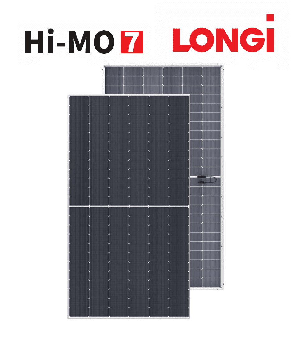 LONGi 580 Wp Silver Frame Hi-MO 7 Bifacial Dual Glass 22,5% LR5-72HGD-580M Množstvo: 1 ks