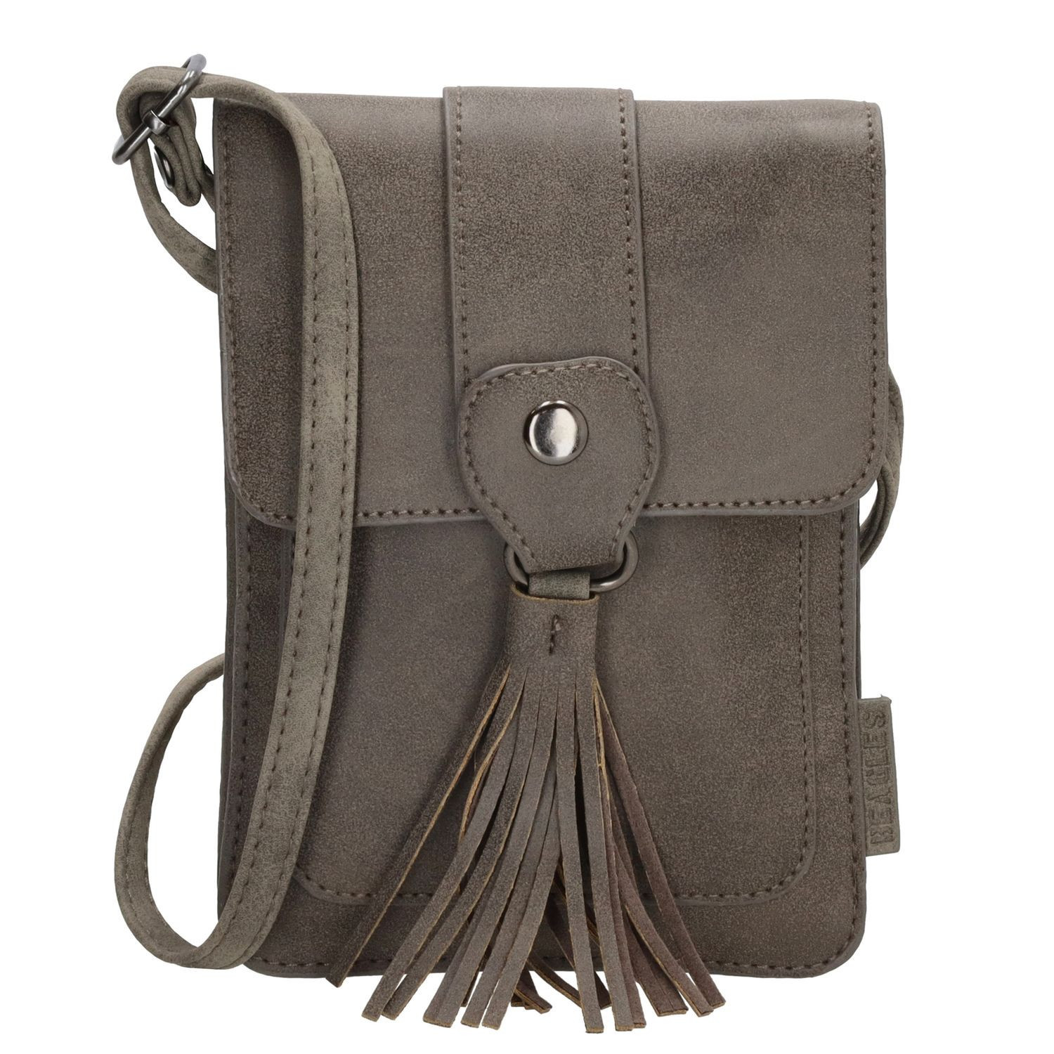 Crossbody taška na telefón Beagles Carral - tmavosivá