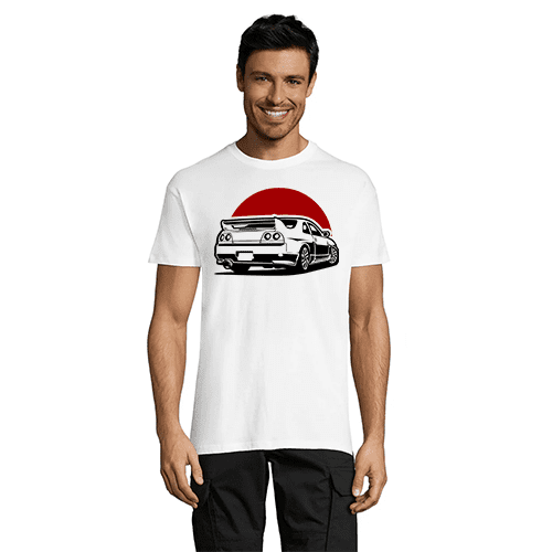 Nissan GTR R33 pánske tričko biele 2XL
