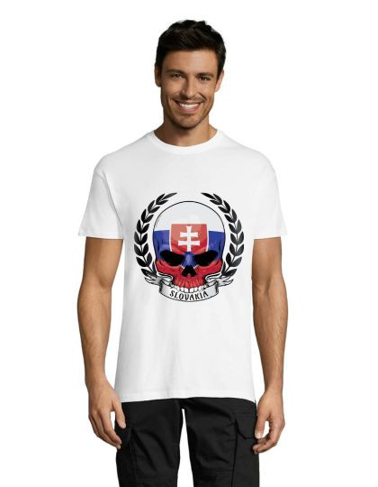 Slovakia scull pánske tričko biele 2XL
