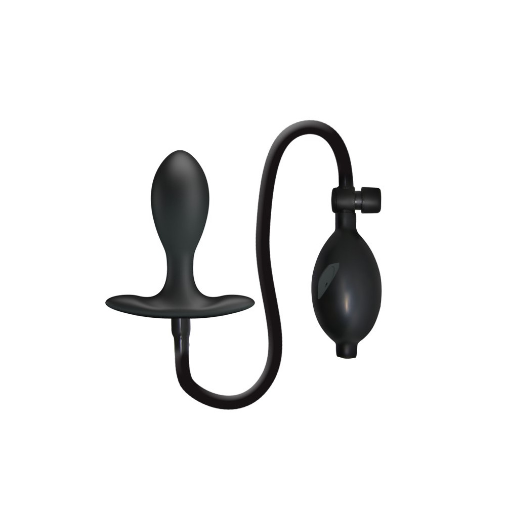 Pretty Love - Inflatable Anal Dilator with Inner Ball (Black)