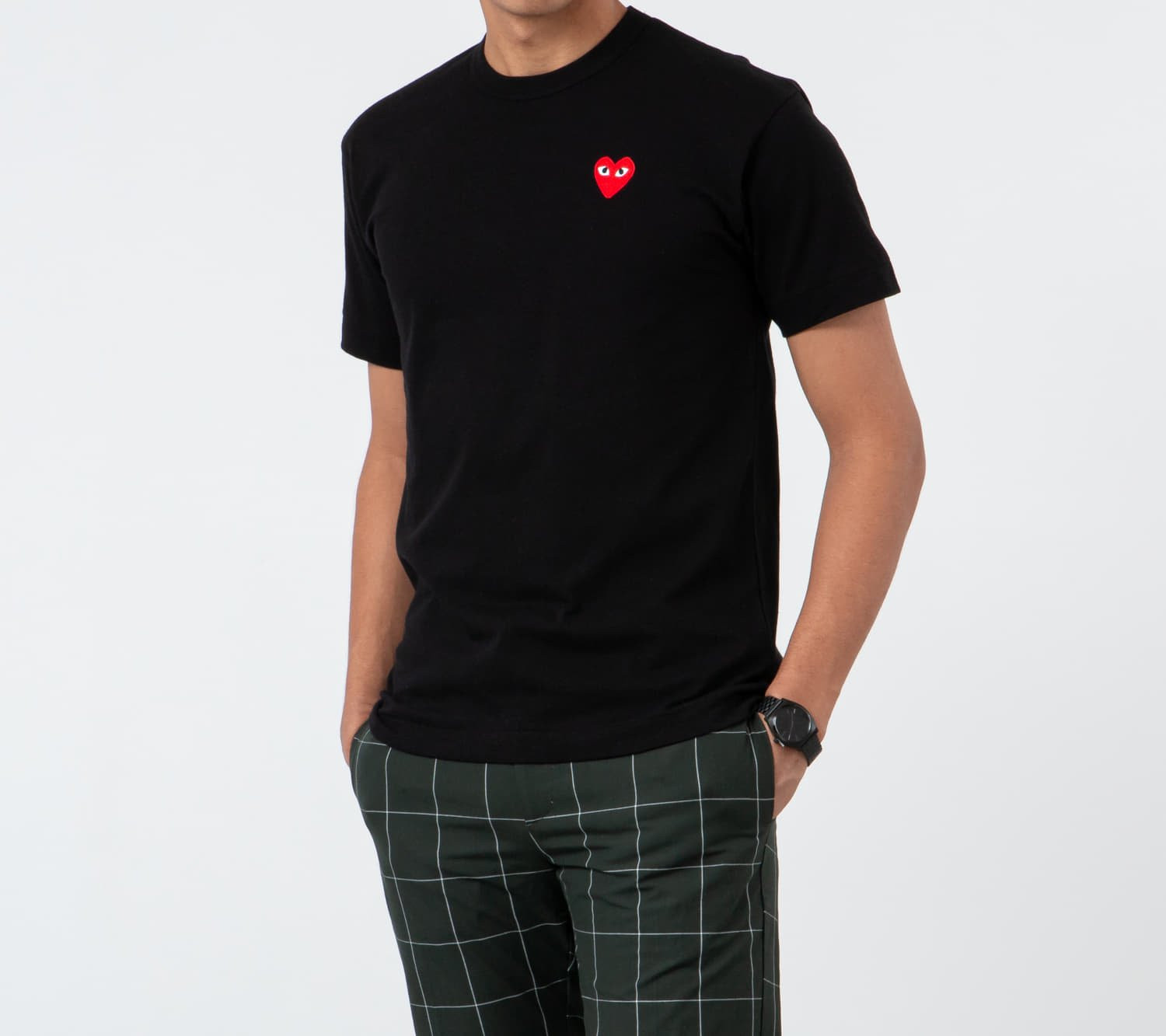 Tričko Comme des Garçons PLAY Tee UNISEX Black S