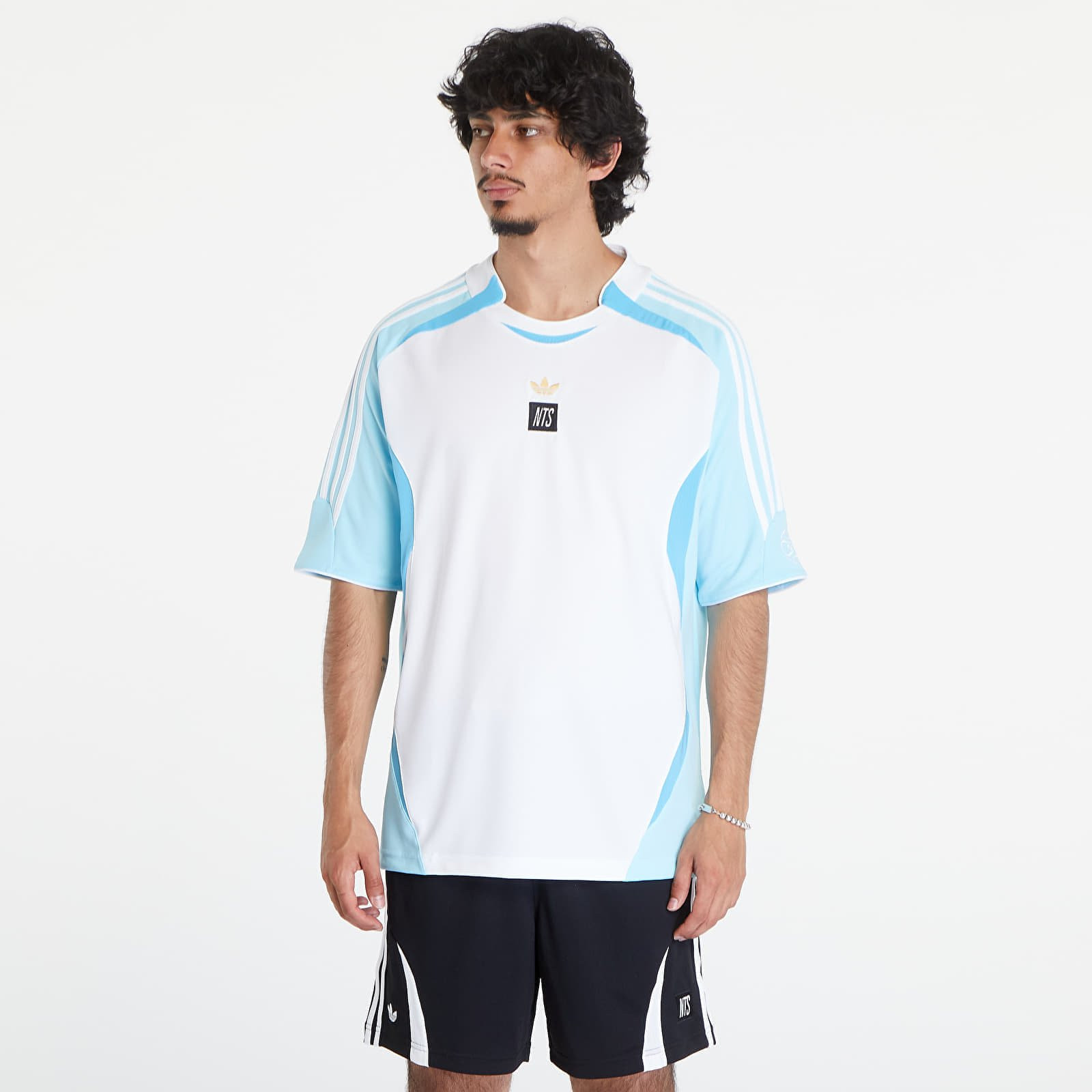 Tričko adidas x NTS Radio Jersey Bliss blue S