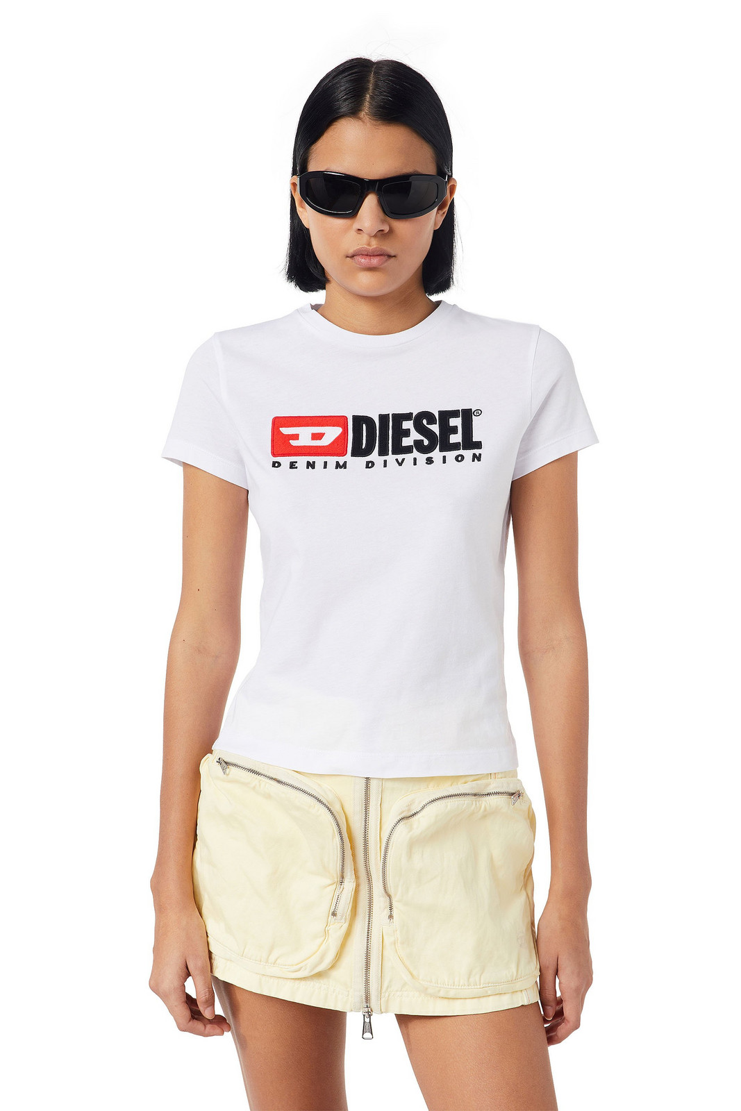 Diesel Tričko - T-SLI-DIV T-SHIRT biele