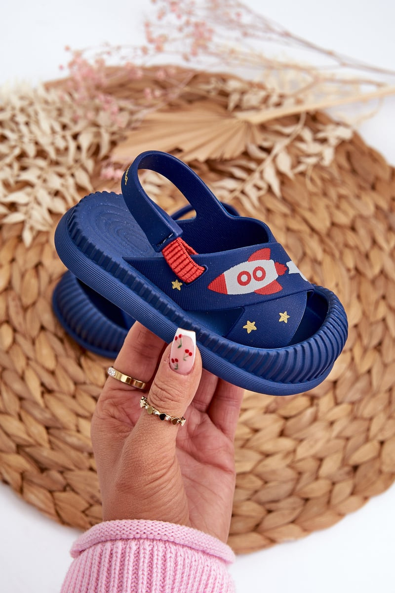 Children's sandals panema Cute Baby Navy Blue