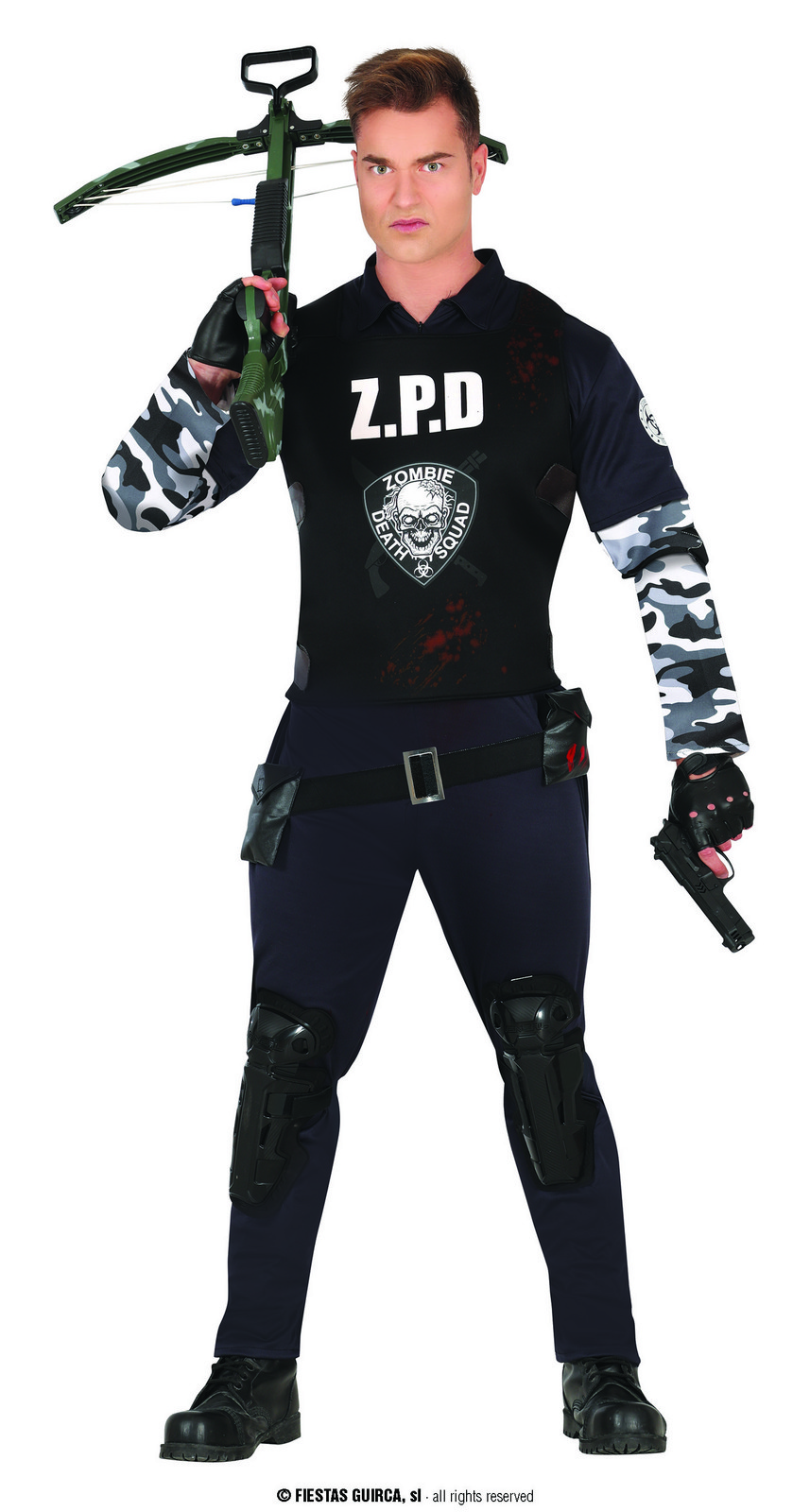 Guirca Pánsky kostým - Zombie policajt Veľkosť - dospelý: M