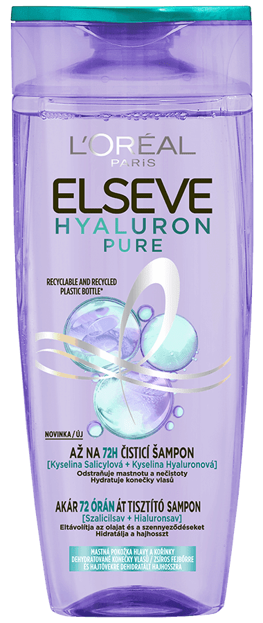 L'Oréal Paris Elseve Rehydratačný šampón na vlasy Hyaluron Pure 400ml