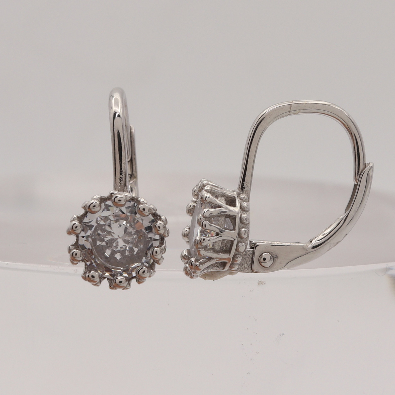 Strieborné náušnice 89373