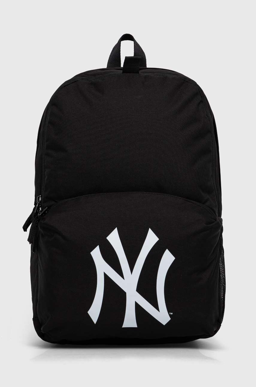 Ruksak New Era MLB NEW YORK YANKEES čierna farba, veľký, s potlačou, 60503791