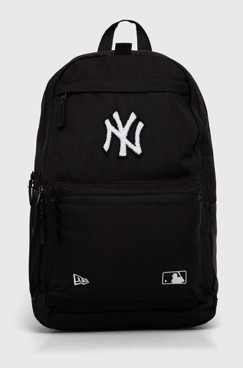 Ruksak New Era MLB NEW YORK YANKEES čierna farba, veľký, s nášivkou, 60503787