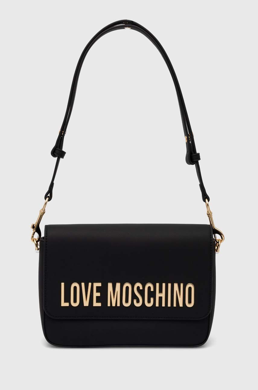 Kabelka Love Moschino čierna farba, JC4023PP1LKD0000