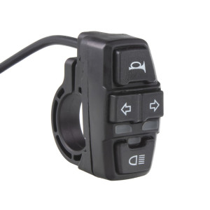 Spínač svetiel / klaksónu / zvukových systémov - na motocykel (4 vodotesné spínače)