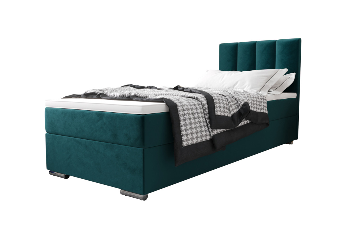 Expedo Čalúnená posteľ  SARINA 2, 90x200, itaka 39, ľavá