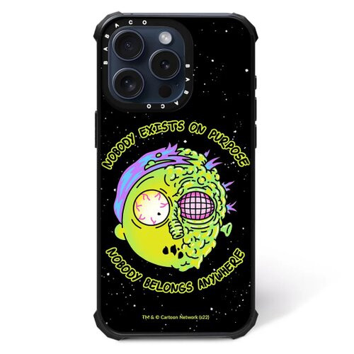 Puzdro Rick and Morty iPhone 14 - čierne