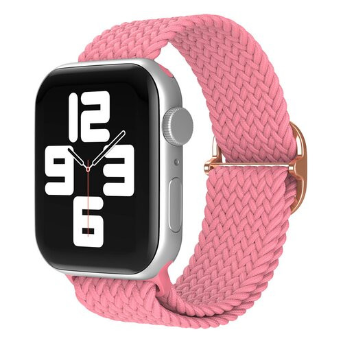 mobilNET nylonový remienok na Apple Watch, 42-49mm (L), ružový