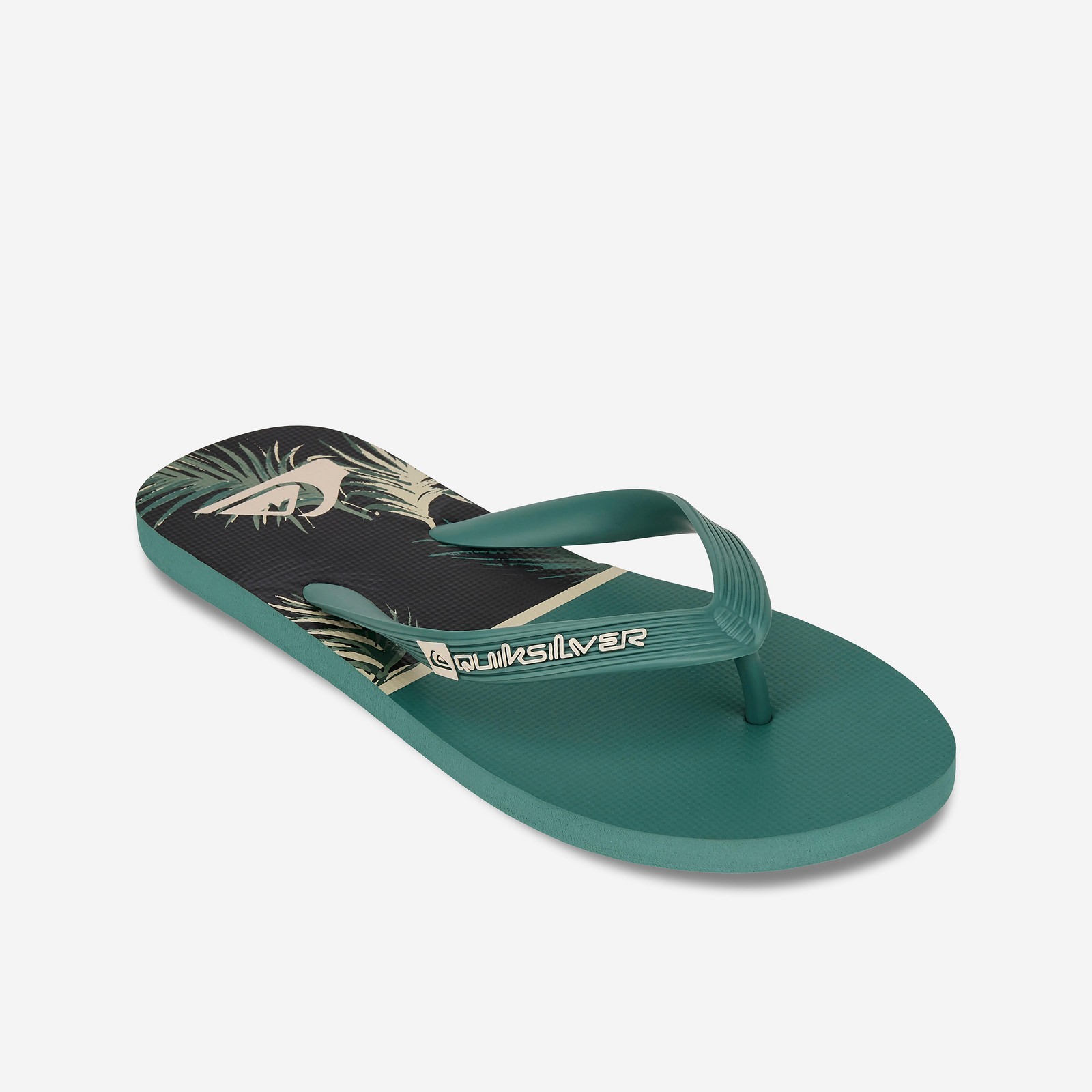 Pánske žabky Quiksilver Tropical Glitch kaki