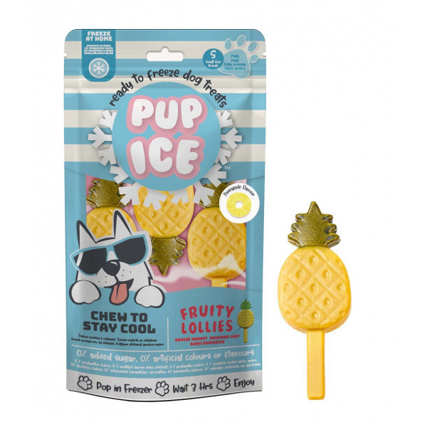 PUP ICE pochúťka chladiaca s ananásom 90 g
