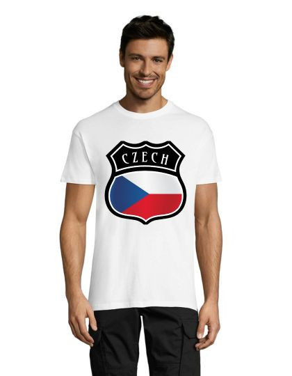 Erb Czech republic pánske tričko biele 2XS