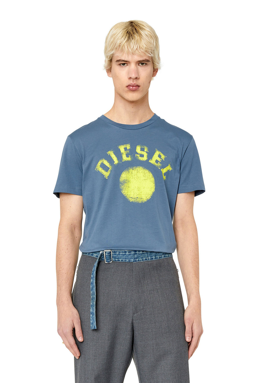 Diesel Tričko - T-DIEGOR-K56 T-SHIRT modré
