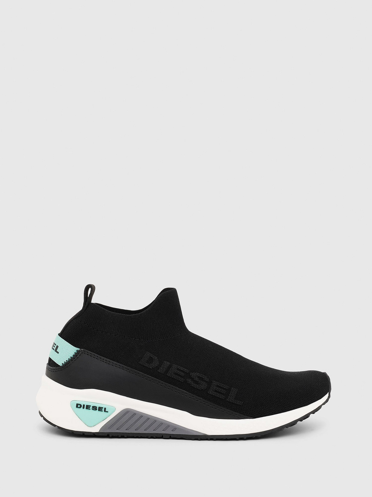 Diesel Tenisky - SKB SKB SOCK QB W  SNEAKERS čierne