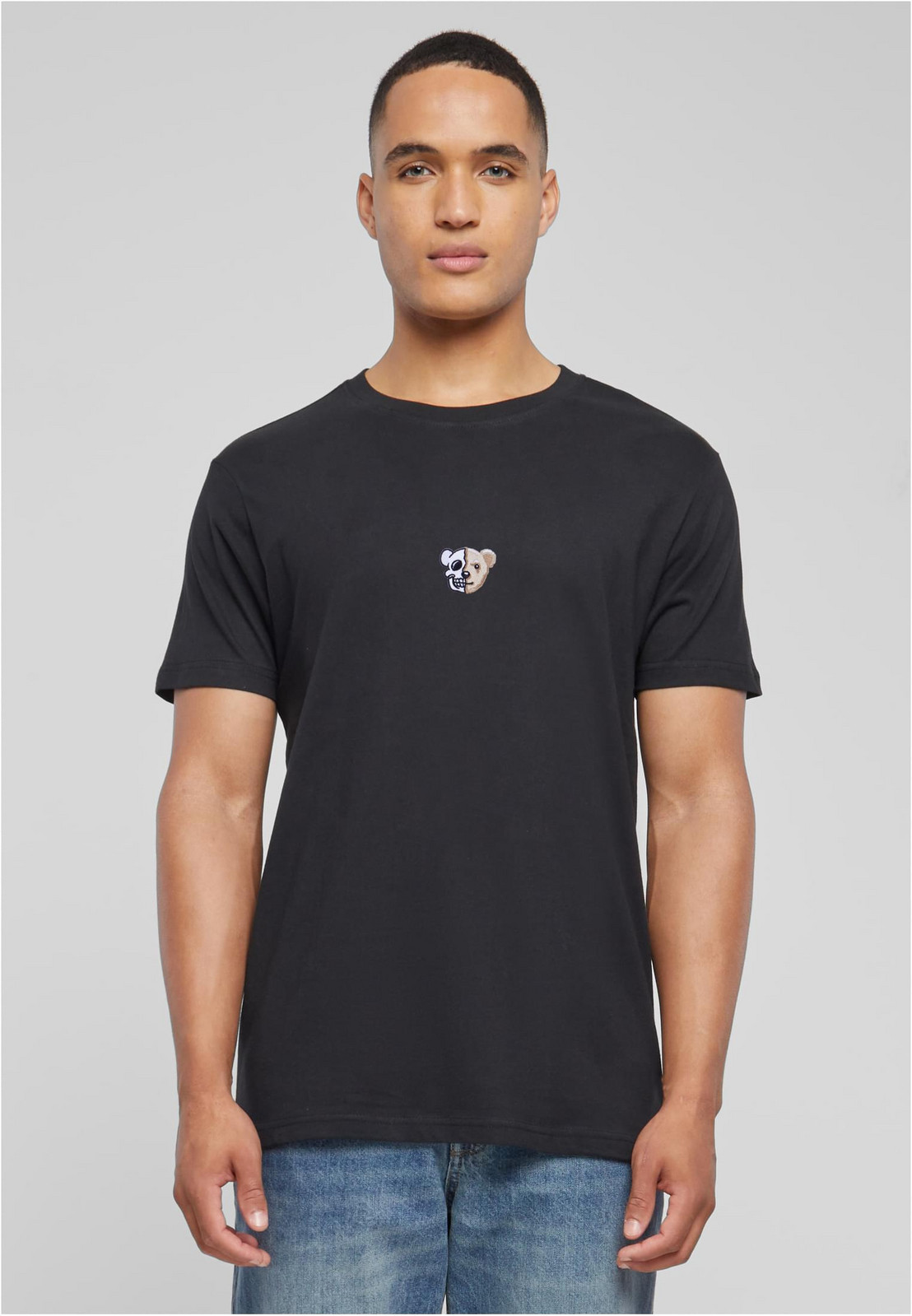 Men's T-shirt Skull Bear black