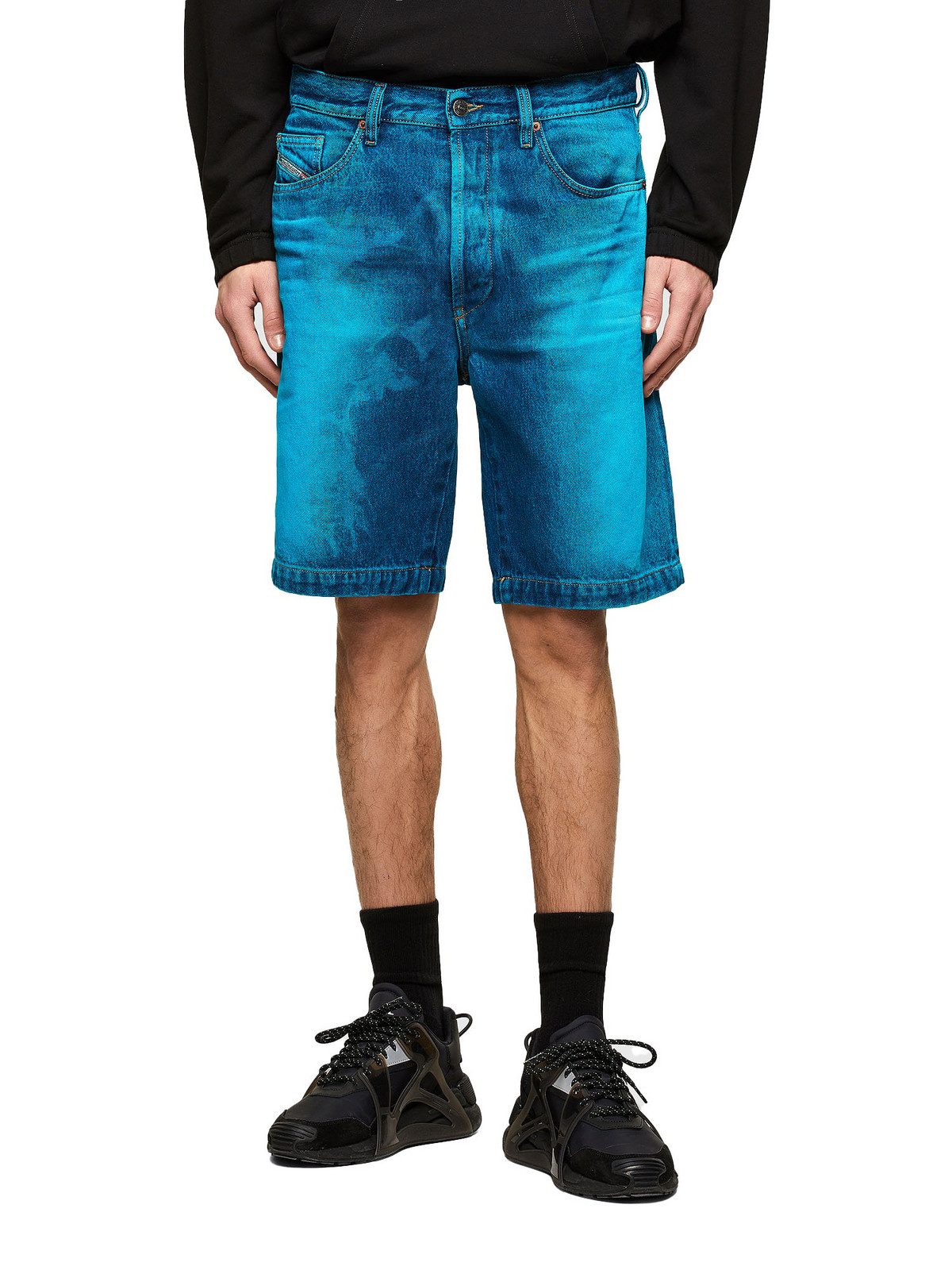 Diesel Krátke nohavice - DMACSSHORTSP SHORTS modré