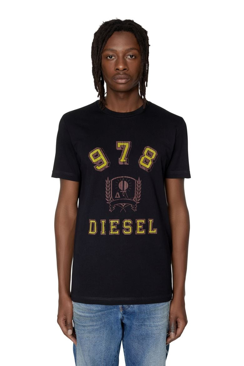 Diesel Tričko - T-DIEGOR-E11 T-SHIRT čierne