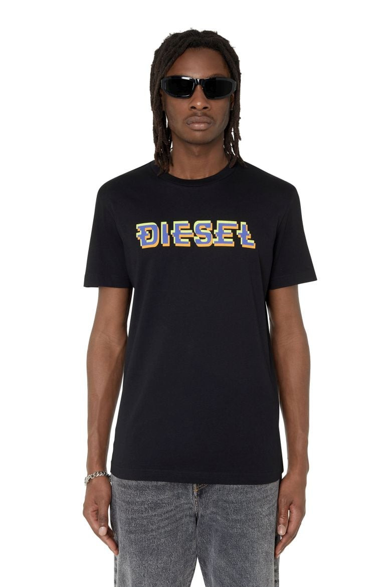 Diesel Tričko - T-DIEGOR-K52 T-SHIRT čierne