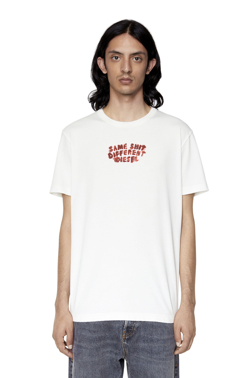 Diesel Tričko - T-DIEGOR-E2 T-SHIRT biele