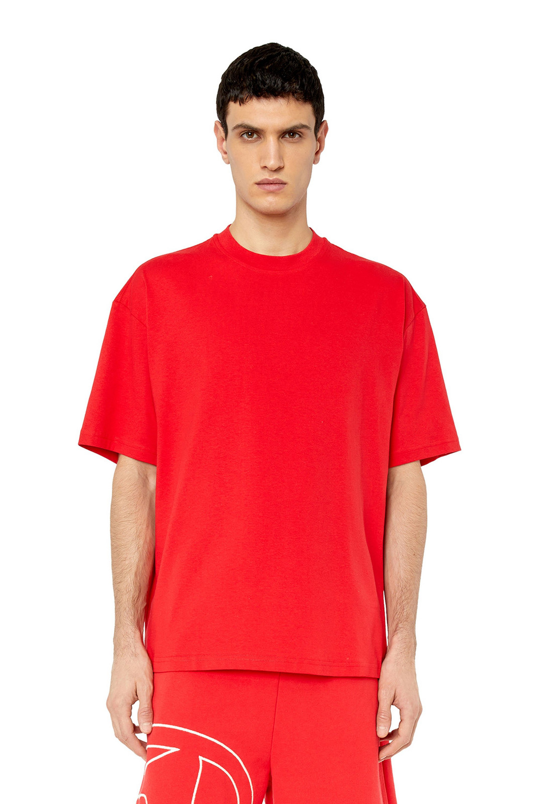 Diesel Tričko - T-BOGGY-MEGOVAL T-SHIRT červené