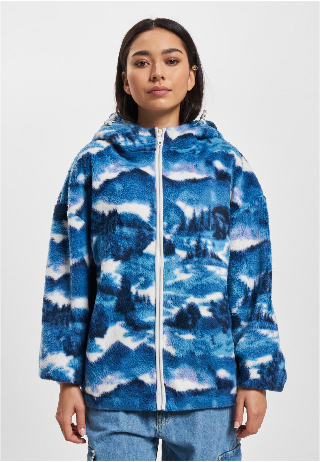 Women's Clouds Zip Hoody Blue