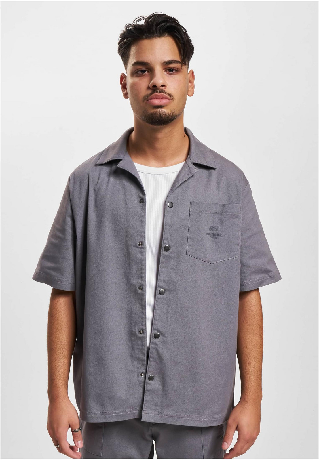 Men's shirt Hamza anthracite
