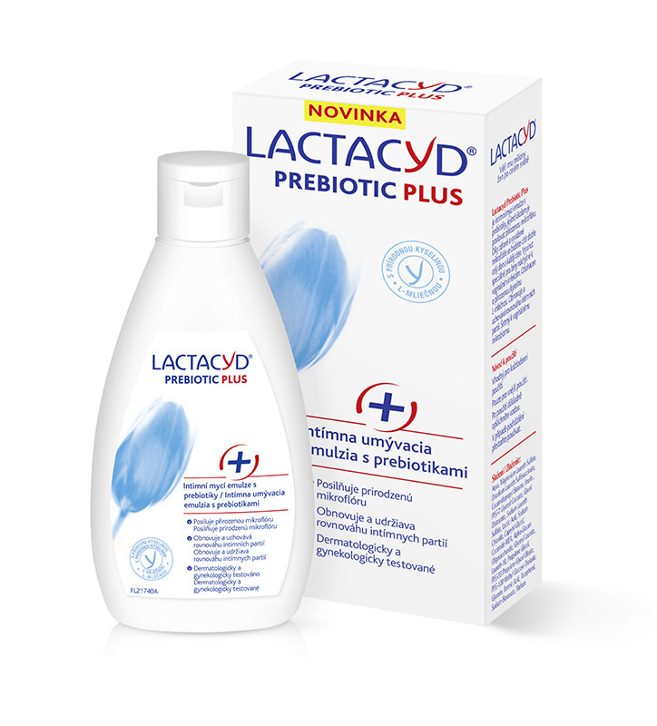 Lactacyd Prebiotic Plus umývacia emulzia na intímnu hygienu 200ml