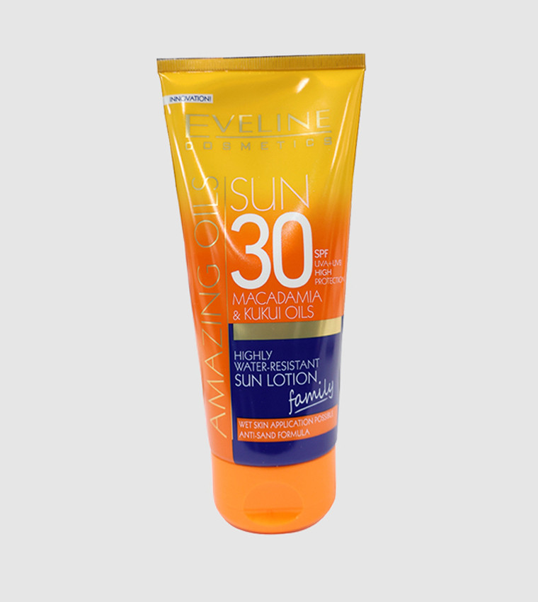 Eveline Cosmetics EVELINE SUN Amazing Oils vodeodolné mlieko na opaľovanie SPF 30