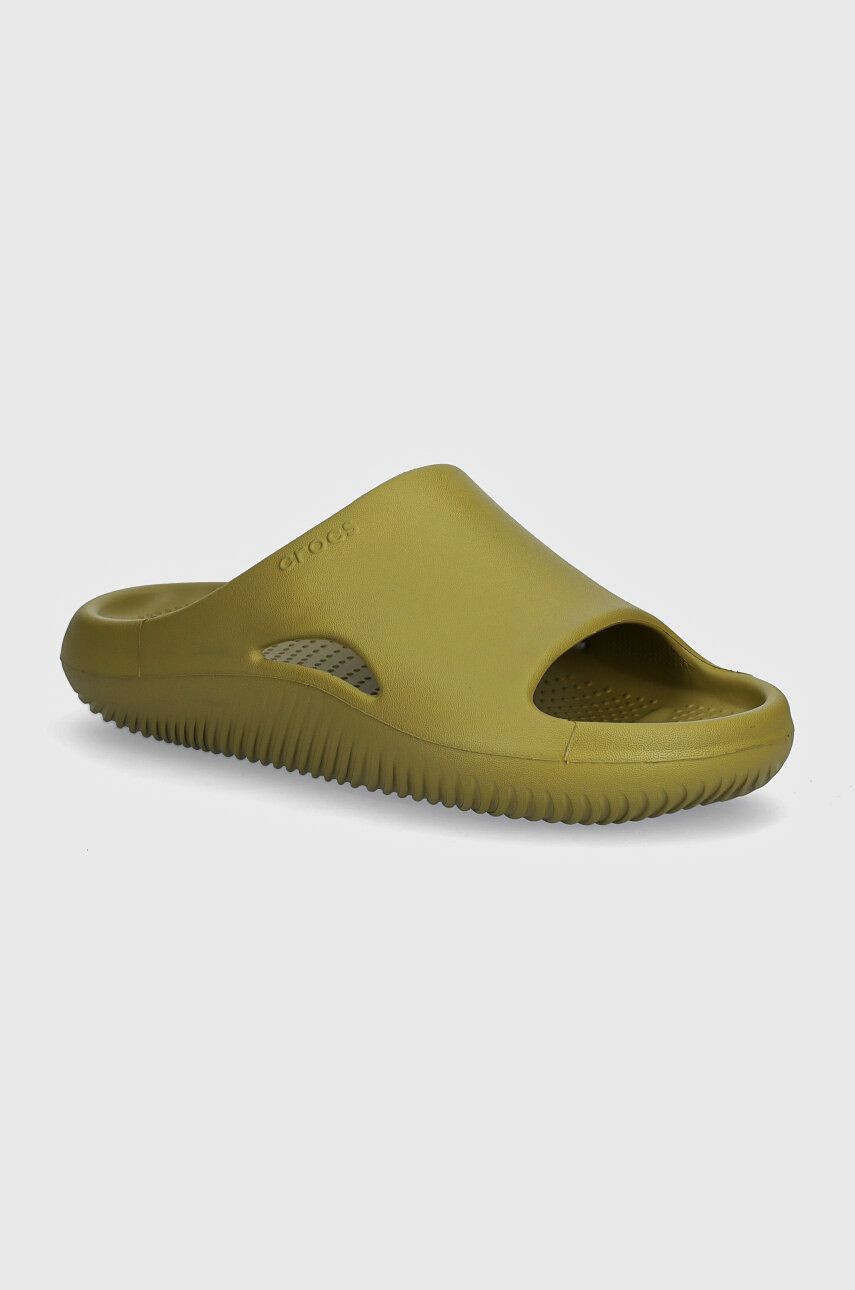 Šľapky Crocs Mellow Recovery Slide zelená farba, 208392