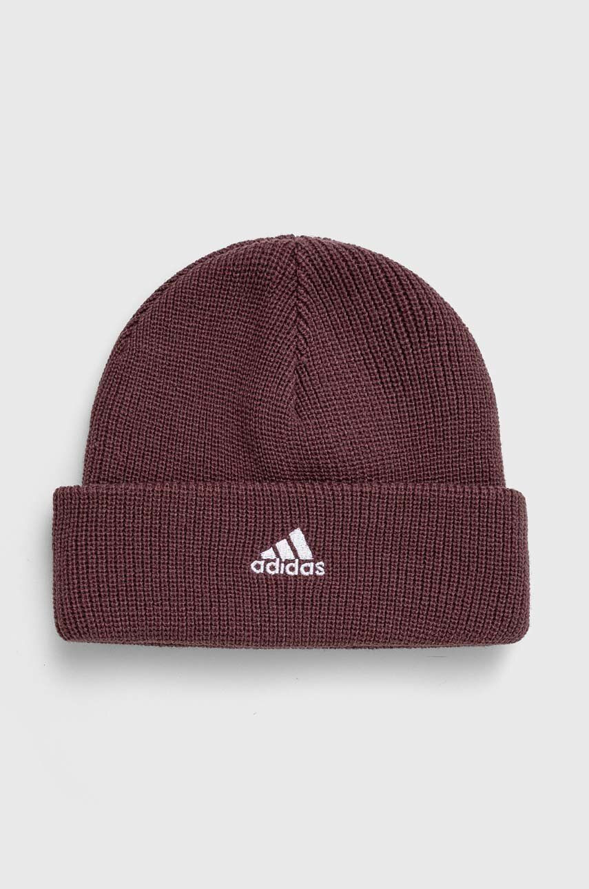 Detská čiapka adidas Performance LK BEANIE fialová farba biela, IY7845