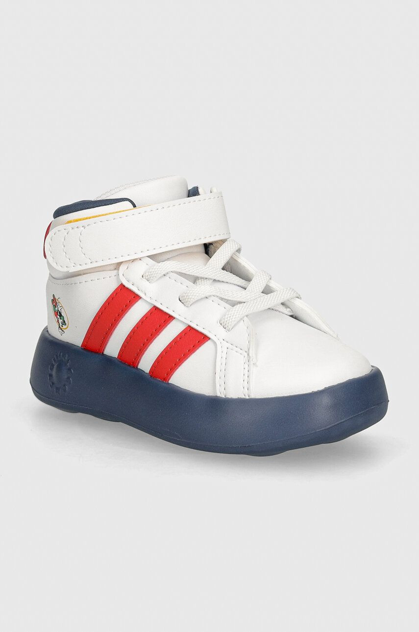 Detské tenisky adidas GRAND COURT MID Mickey biela farba, IF4095