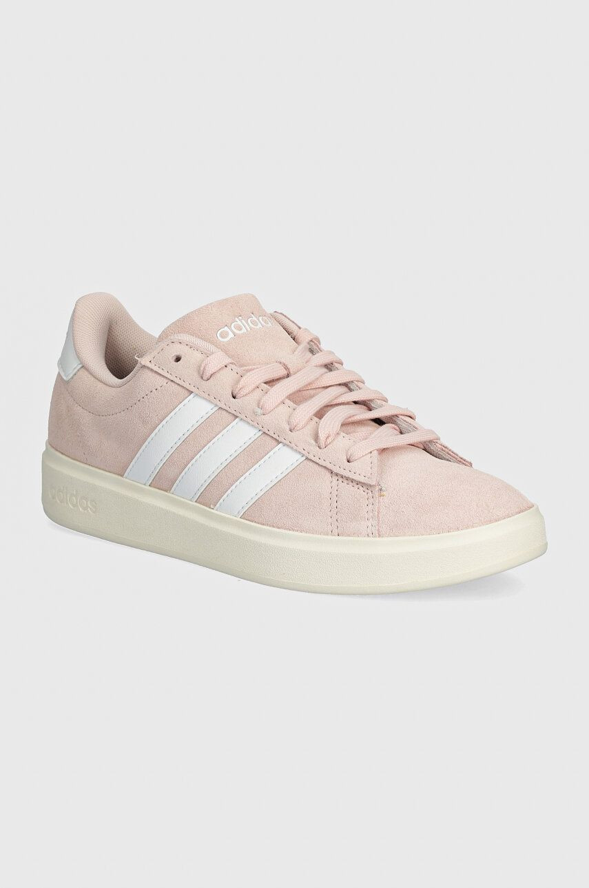 Tenisky adidas Grand Court ružová farba, IH2417