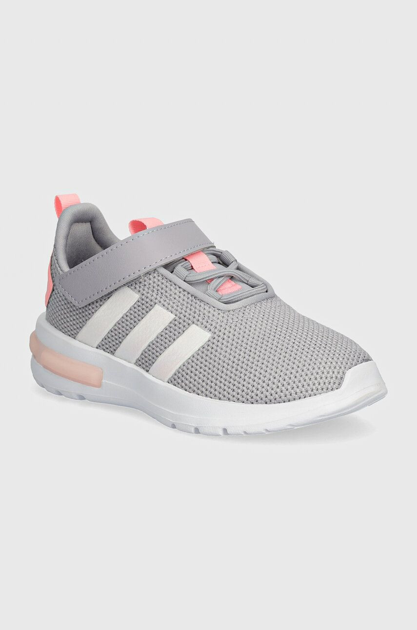 Detské tenisky adidas RACER TR23 EL šedá farba, IE1388