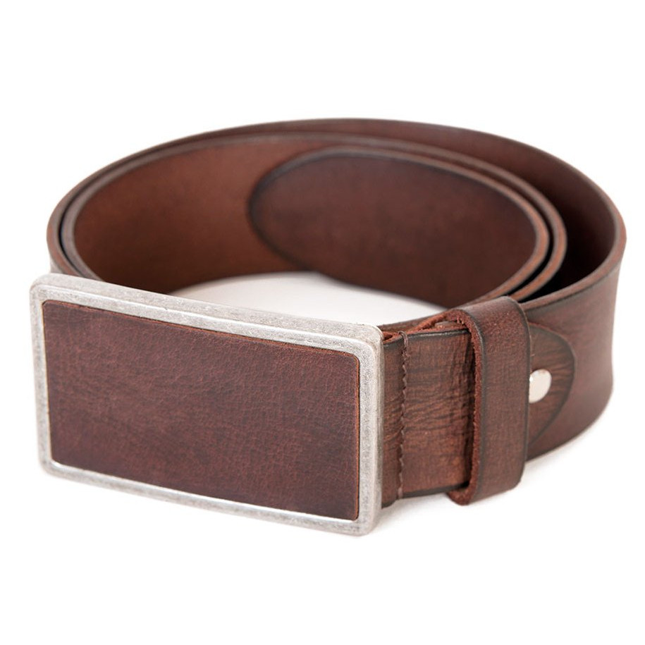 Opasok kožený Alpenleder Belt Rhein - hnedý, 85