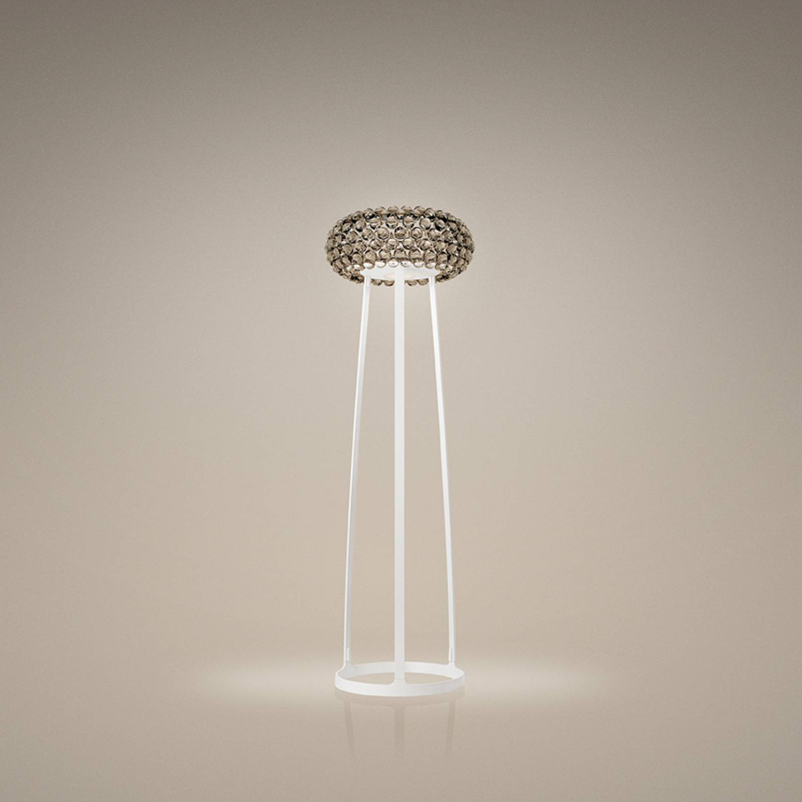 Foscarini Caboche Plus MyLight LED stojacia lampa 154 cm dymová