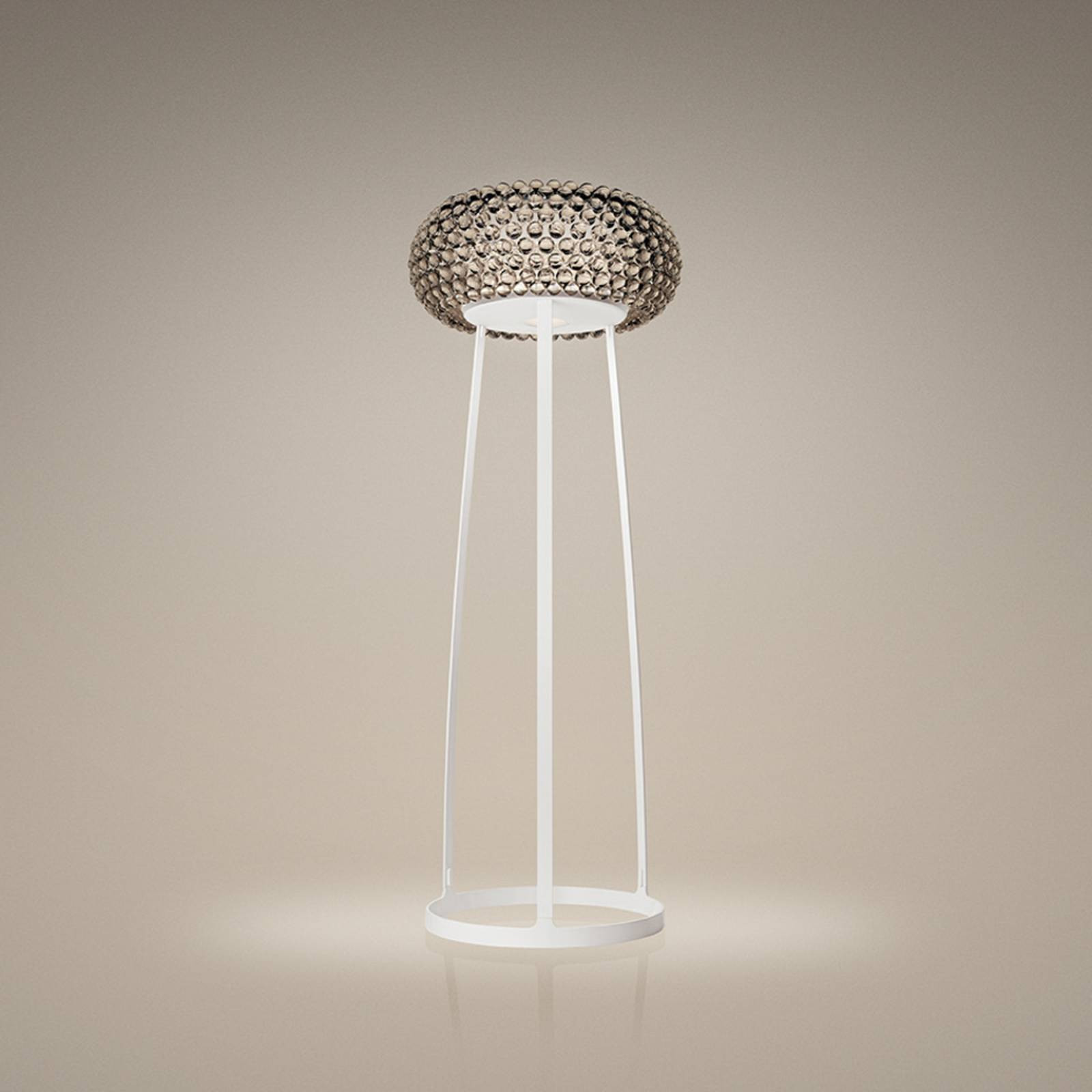Foscarini Caboche Plus MyLight LED stojacia lampa 178 cm dymová