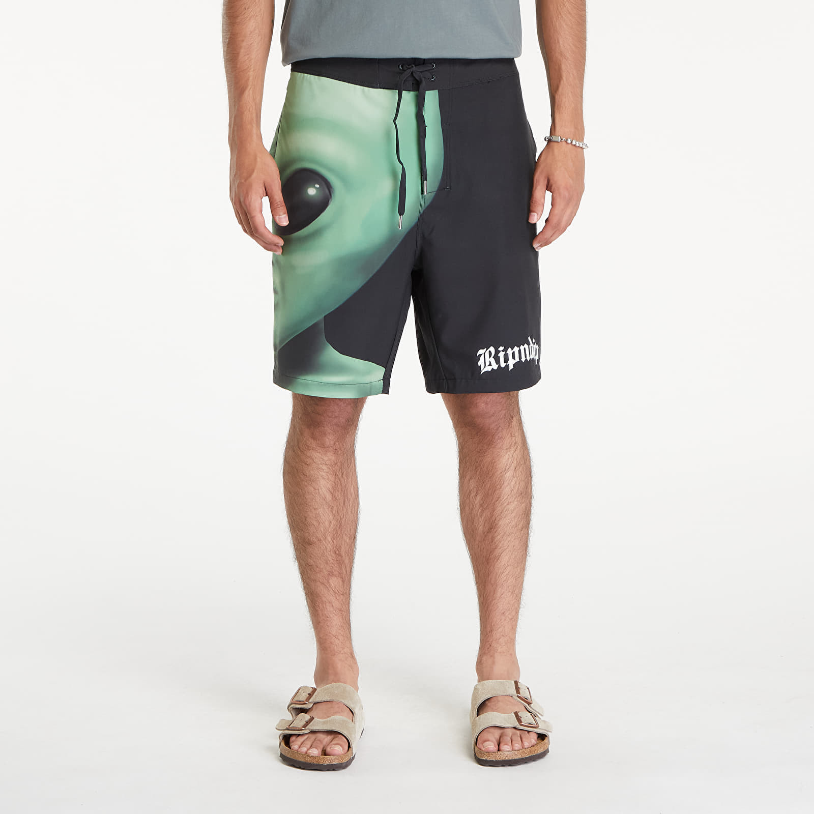 Plavky RIPNDIP We Come In Peace Swim Shorts Black S